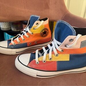 Converse Multicolor High-Top Sneakers
